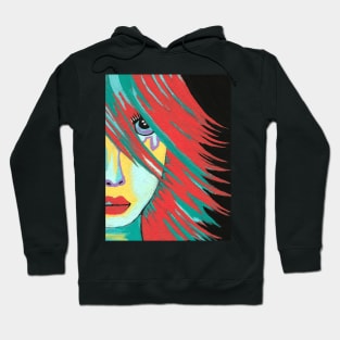 INDIE  Pretty Woman Painting Hoodie